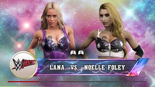 WWE Wild Cats Part 1 - Noelle Foley vs Lana