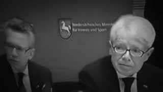 Pressekonferenz zur Spielabsage in Hannover am 17.11.2015