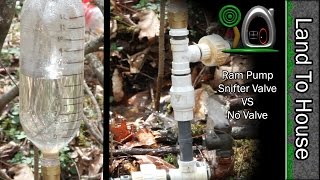 Ram Pump Snifter Valve vs No Valve