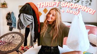 BACK TO SCHOOL THRIFT SHOPPING + TRY-ON HAUL!!