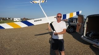 Mark's Staufenbiel Epsilon 3.5mtr Glider - Maiden flight -