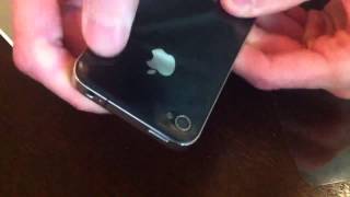 Клеим матовую пленку на iPhone 4 обе стороны, Часть 2