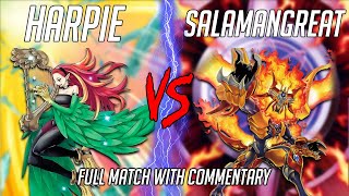Yu-Gi-Oh! Harpies Vs Salamangreat - Locals Feature Match (January 2020)