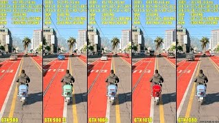 Watch Dogs 2 Pc GTX 1080 Vs GTX 1070 Vs GTX 1060 Vs GTX 980 TI Vs GTX 980 Frame Rate Comparison