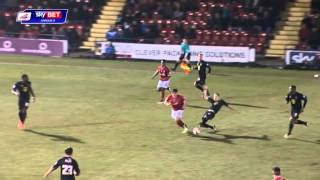 York 0-1 Bury - Sky Bet League 2 - Season 2014-15