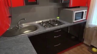 Кухня в хрущевке | Маленькая необычная кухонная мебель в квартире