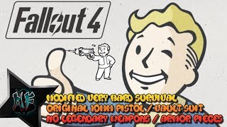 Fallout 4 | Modified Very Hard Survival | Original 10mm / Vault Suit  | XBox One