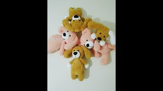 Собачки и мишка крючком (обзор)