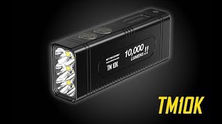 Новинка! Nitecore TM10K   10.000 люмен в "пачке сигарет"