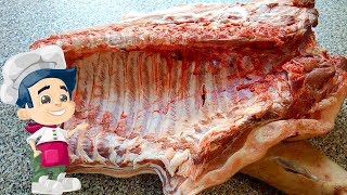 Как Разделать Свинину.  Разделка Свиной Полутуши