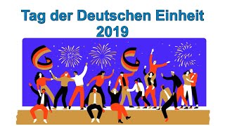 Tag der Deutschen Einheit 2019 ?? 3. Oktober ?? Wiedervereinigung (Google Doodle)