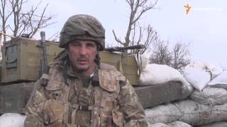 Видео реального боя. Бандеровцы жгут по Донецку.