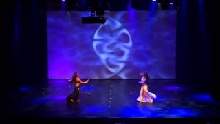 Alisha Bellydance Company Show Duet with Suji Park ( Gamal Sheif - Shaahrasad )