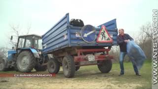 24.04.2017 Строители Крымского моста провели субботник на двух берегах Керченского пролива