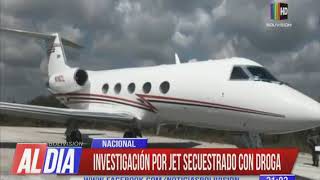 Inician investigaciones por jet secuestrado con droga