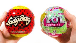 КИТАЙСКИЙ LOL LADYBUG Кукла в Шаре ЛОЛ ЛЕДИБАГ ДЕШЕВАЯ КОПИЯ