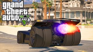 GTA 5 - Batmobile (Vigilante) SUPER stunt ! Vitesse Max