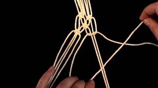 Ажурная сетка из плоских узлов