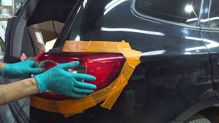 Hyundai Santa Fe 2011 рестайлинг - Снятие/Установка задней блок-фары. Removing the taillight.