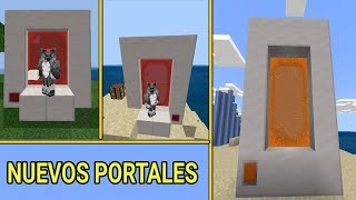 ? PORTALES MOD PARA MINECRAFT PE 1.14.1/ addons Mcpe pack de mods 2020 mcpe