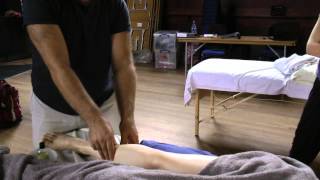 Massage: front of the leg