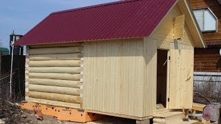 НОВОЕ ВИДЕО! Баня под ключ 3х3 с 2-х метровым предбанником