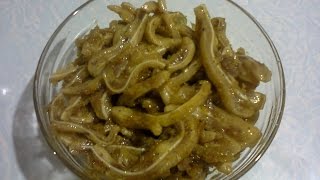 Маринованные свиные ушки.  Pickled pork ears.