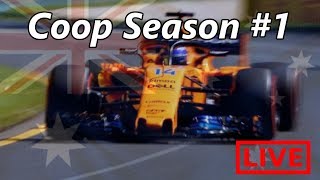 F1 2018 (PC) - Billentyűzet Coop w/ Tegze #1 (LIVE)