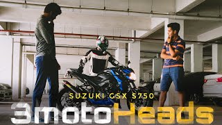 SUZUKI GSX S750 | BEST MIDDLE WEIGHT NAKED?? |  | 3MOTOHEADS |