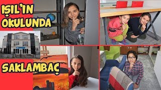 IŞIL'IN OKULUNDA SINIFÇA SAKLAMBAÇ OYNADIK | Hide and Seek at School - Eğlenceli Çocuk Videosu BF