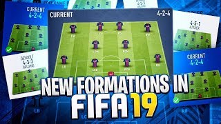 FIFA 19 ULTIMATE TEAM! NEW FORMATIONS!