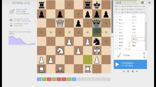 Решение задач по тактике на Lichess