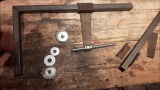 Дешёвые струбцины из профильной трубы 20х20.