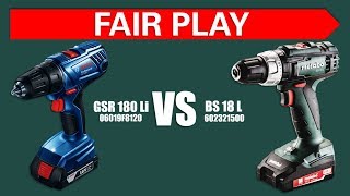 Тест шуруповёртов Metabo BS 18 L vs Bosch GSR 180 Li Pro_Part 1