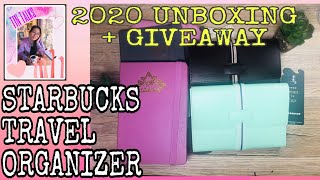 STARBUCKS TRAVEL ORGANIZER | 2020 Unboxing + Giveaway | Got all 4 !!!