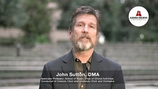 Meet the Faculty: John Sutton, DMA