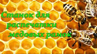 Станок для распечатки медовых рамок & Кооператив "Павик"