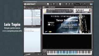 Careless Whisper - Tenor Saxophone in Kontakt - By Luis Tapia