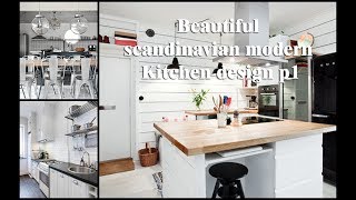 20+ Beautiful scandinavian modern Kitchen design ideas p1