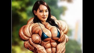 Girls Power: Female Bodybuilders Competing at Arnold Fitness Festival