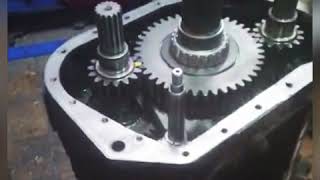 Сбор демультипликатора на китайской коробке передач 9JS135TA(G7610)