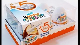 Киндер cамолёты набор из 5 яиц 5 KINDER SUPRRISE EGGS COLLECTION