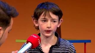 Sieger des Vorlesewettbewerbs 2015/16: Matthias Stelzle