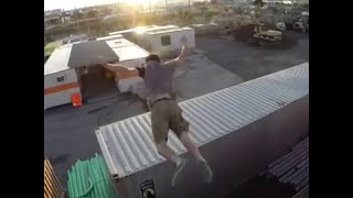 Brutal Container Jump FAIL!