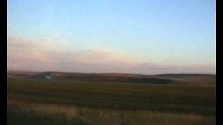 Евпаторийское шоссе: вид из окна автобуса.