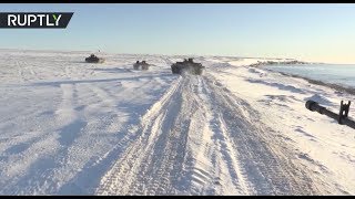 Winter is here: Russian Northern Fleet performs drills in the Arctic