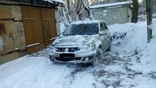 Прогрев двигателя зимой на Рено Логан (1.6 8v)