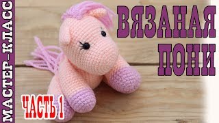 Игрушка амигуруми "ПОНИ Розочка". Мастер класс | Pony crochet #Урок 19. Часть 1