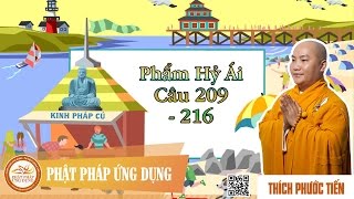 Kinh Pháp Cú Phẩm Hỷ Ái (câu 209 đến 216)  - Thầy Thích Phước Tiến