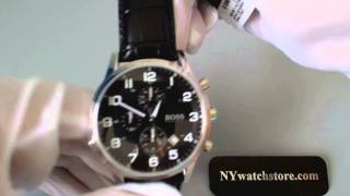 Men's Black Hugo Boss Chronograph Watch 1512448